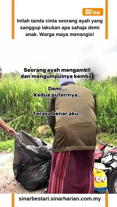 Ayah sanggup buat apa sahaja!