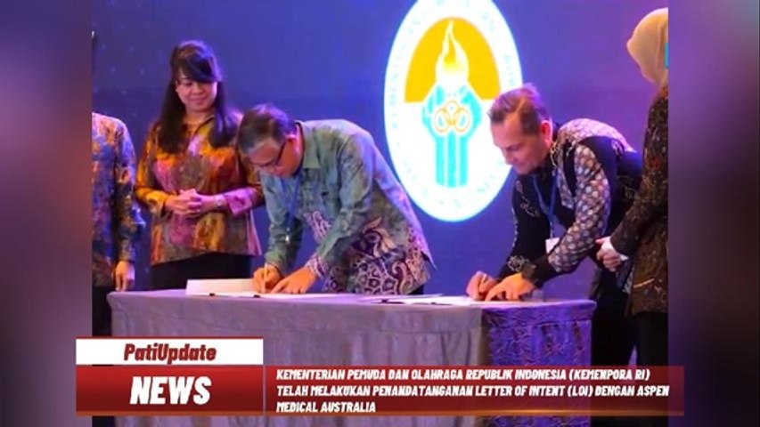 KEMBANGKAN INDEKS PEMBANGUNAN PEMUDA, KEMENPORA RI LAKUKAN PENANDATANGANAN LOI DENGAN ASPEN MEDICAL AUSTRALIA