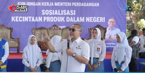 Mendag Lakukan Sosialisasi Kecintaan Produk Dalam Negeri di SMAN 1 Puri, Mojokerto