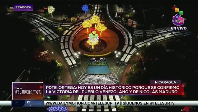 Presidente de Nicaragua Daniel Ortega saludó certificación de la victoria del pdte. Maduro