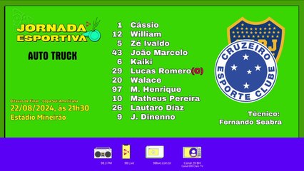 Jornada Esportiva 98 Cruzeiro x Boca Juniors 22/08/24
