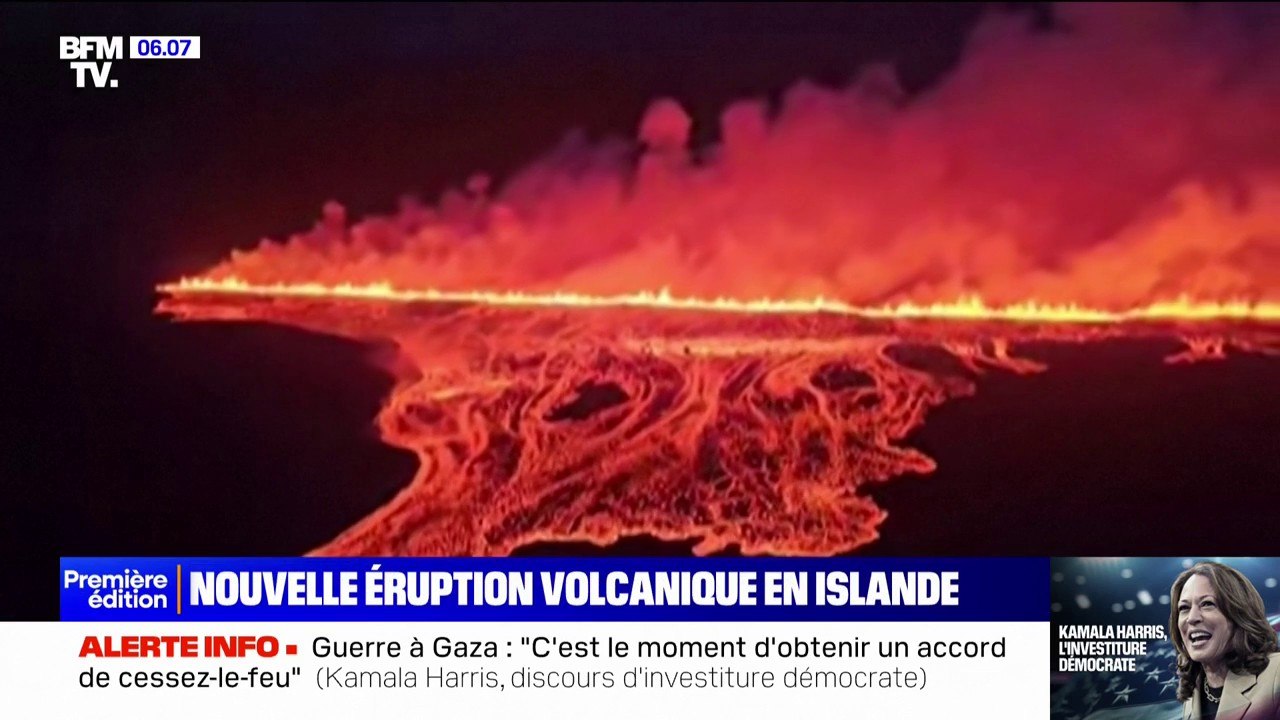 Islande: nouvelle éruption volcanique, la sixième depuis le mois de décembre