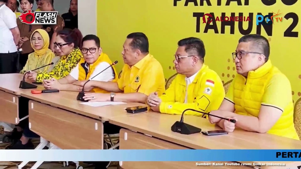 Konferensi Pers Rapimnas dan Munas XI Partai Golkar Tahun 2024