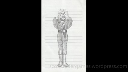 Soldier Pencil Sketch Video #346 (08-23-2024)