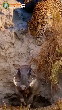 The wild pig didn't realize that behind him he was being followed (1)