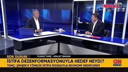 'Mehmet Şimşek istifa etti' iddialarına Bakan Tunç'tan yanıt: İddianın hedefi ekonomi