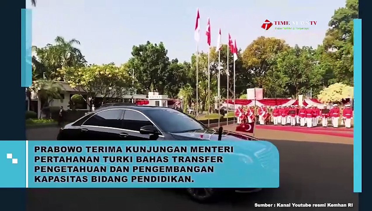 PRABOWO TERIMA KUNJUNGAN MENHAN TURKI BAHAS TRANSFER PENGETAHUAN DAN PENGEMBANGAN KAPASITAS BIDANG PENDIDIKAN