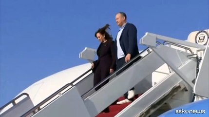 Kamala Harris ? tornata a Washington dopo la convention di Chicago
