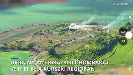Ukrajna elismerte, hogy amerikai siklóbombákat vetett be a kurszki régióban