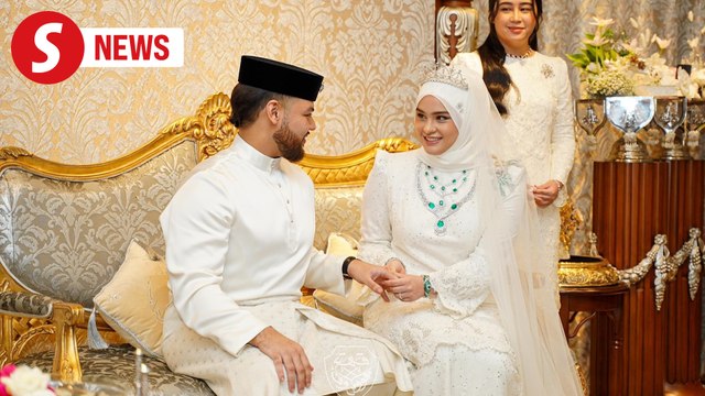 Tengku Puteri Afzan and FD Idzham tie the knot