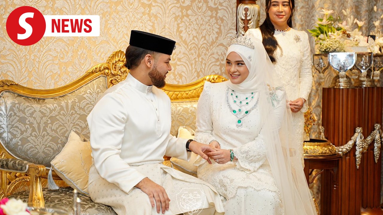 Tengku Puteri Afzan and FD Idzham tie the knot