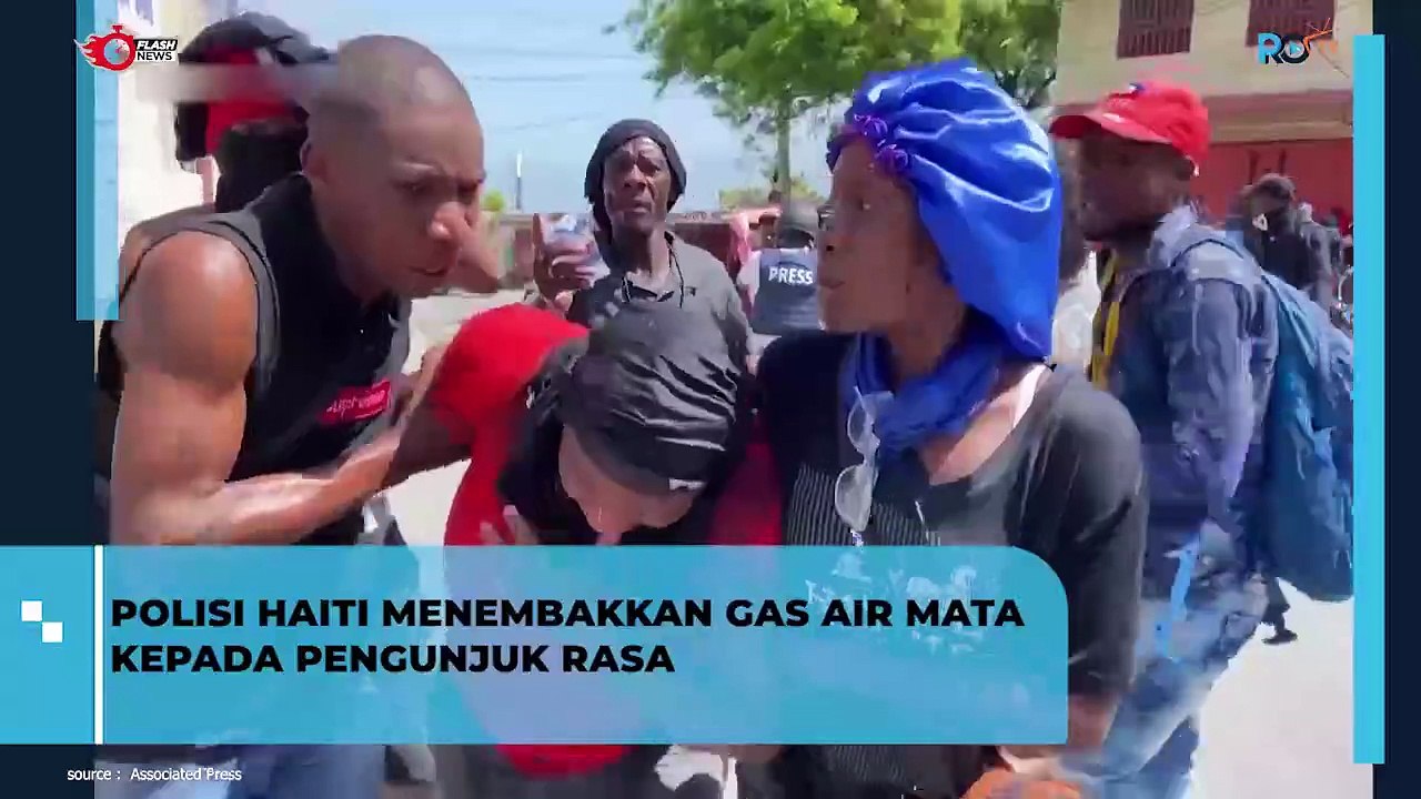 Polisi Haiti Menembak Gas Air mata ke Pengunjuk Rasa