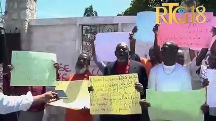 Sendika Ouvriye ak Ouvriyè Konsekan EDH reyalize yon sitin pou denonse koripsyon ki genyen nan EDH