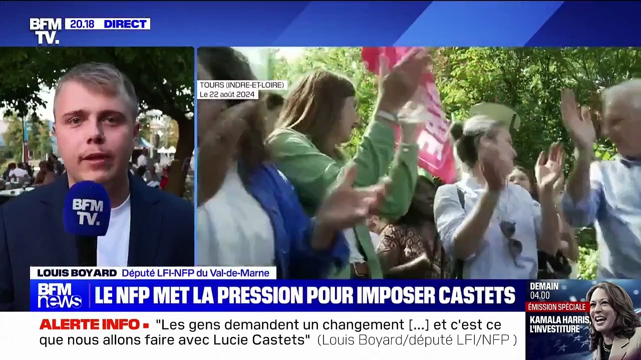 Le député Louis Boyard menace le Président de la République : "Ce sera Lucie Castets au poste de Premier Ministre ou alors ce sera la destitution d'Emmanuel Macron !"