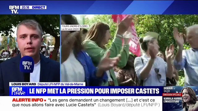 Le député Louis Boyard menace le Président de la République : Ce sera Lucie Castets au poste de Premier Ministre ou alors ce sera la destitution d'Emmanuel Macron !