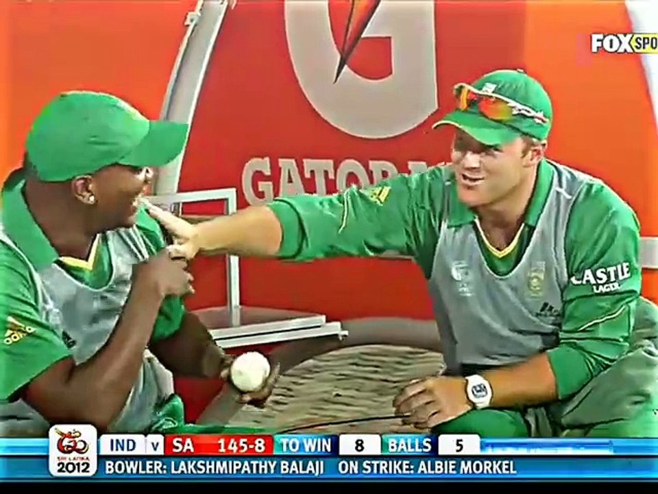 India vs south Africa last over world cup 2012 thirrling last over