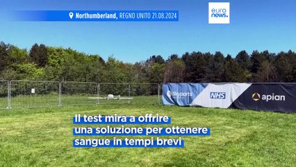 Regno Unito, testata la consegna con drone di sangue in un ospedale statale