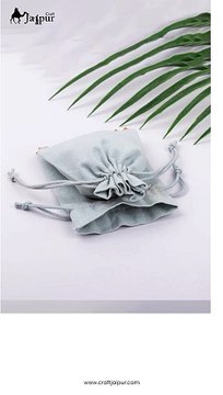 Sustainable Fashion: Custom Cotton Designer Drawstring Pouches
