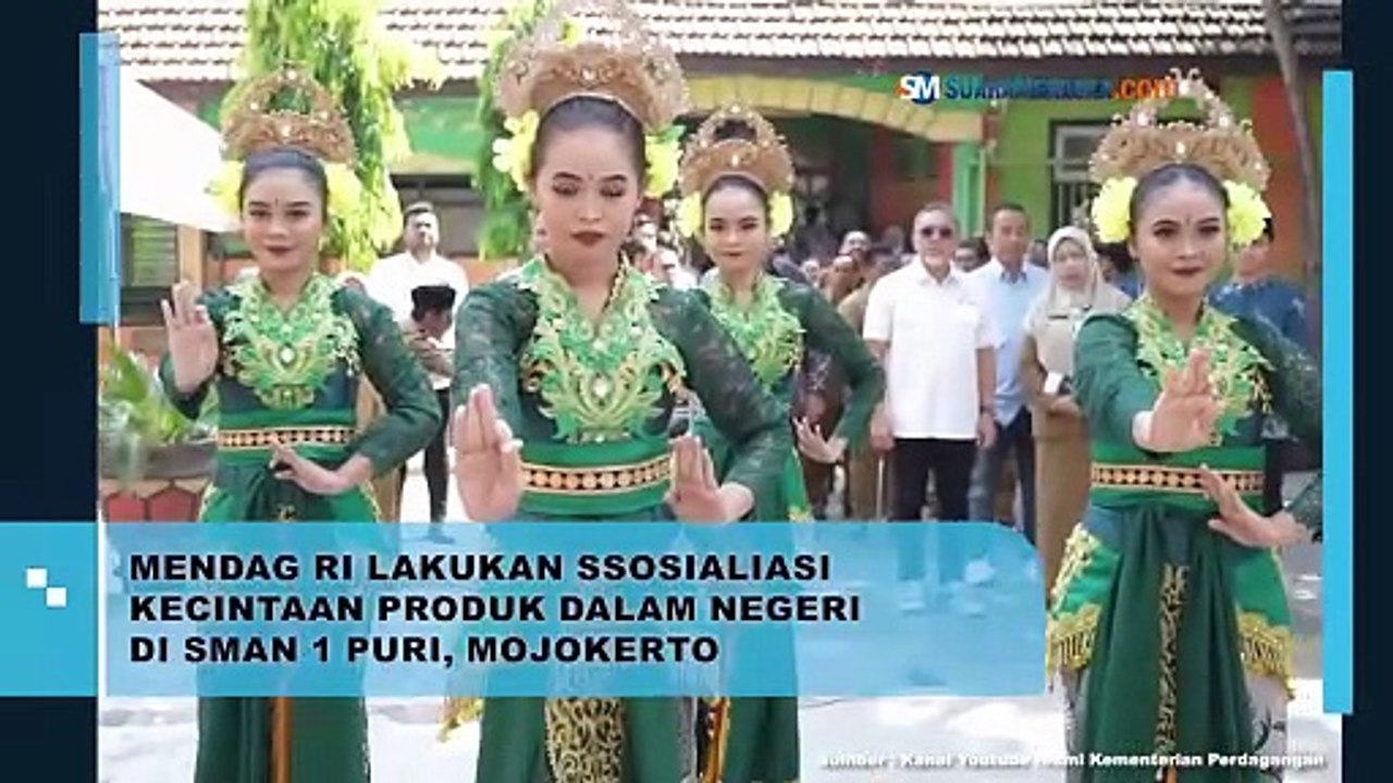 Mendag RI Lakukan Sosialisasi Kecintaan Produk Dalam Negeri di SMAN 1 Puri, Mojokerto