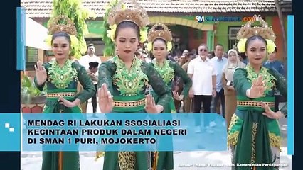 Mendag RI Lakukan Sosialisasi Kecintaan Produk Dalam Negeri di SMAN 1 Puri, Mojokerto