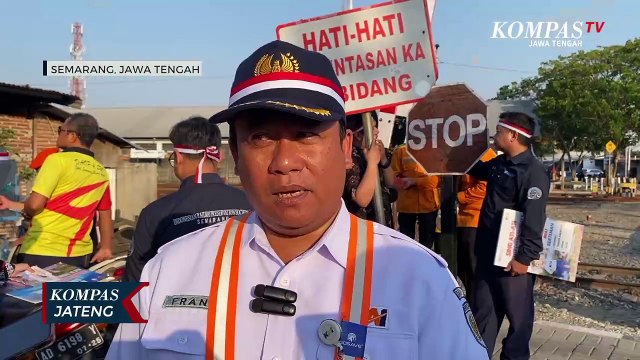 DAOP 4 Semarang Sosialisasi Keselamatan di Perlintasan Sebidang