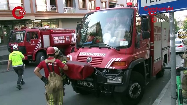 Şişli’de feci kaza: Fren yerine gaza bastı, araç takla attı
