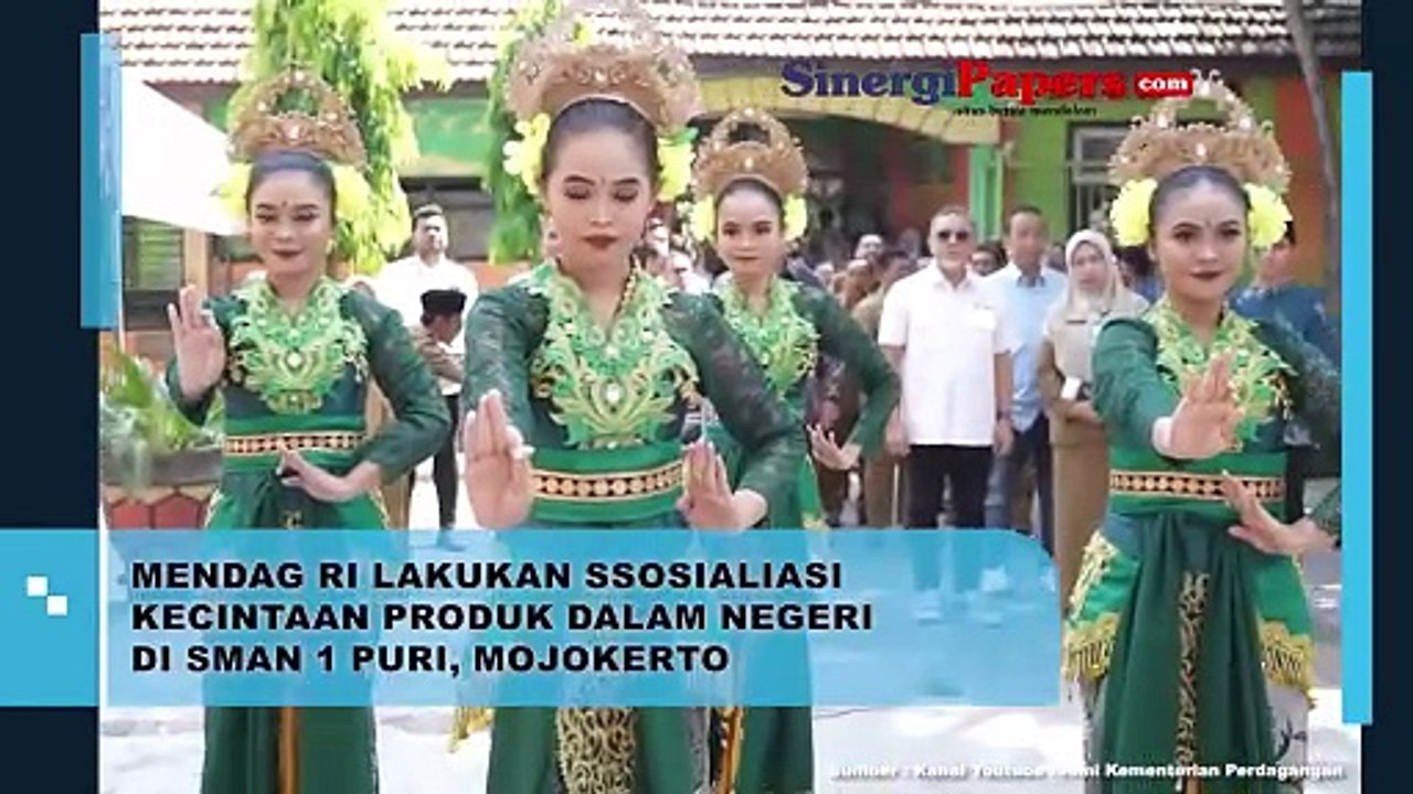 Mendag RI Lakukan Sosialisasi Kecintaan Produk Dalam Negeri di SMAN 1 Puri, Mojokerto