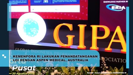 Kemenpora RI Lakukan Penandatanganan LOI Dengan Aspen Medical, Australia