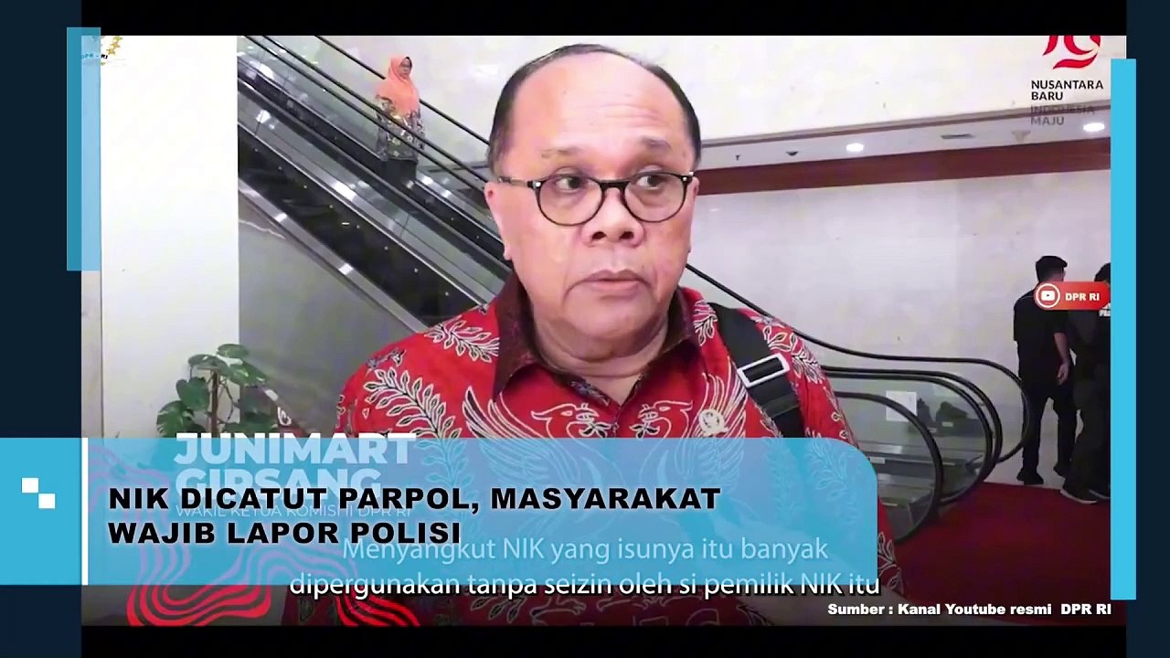 NIK Dicatut Parpol, Masyarakat Wajib Lapor Polisi