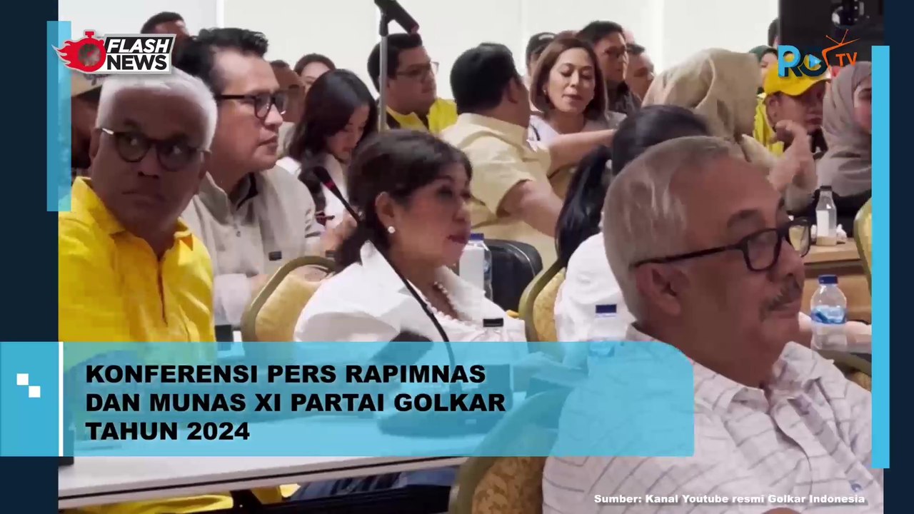 Konferensi Pers Rapimnas dan Munas XI Partai Golkar Tahun 2024