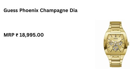 Guess Resistance MGuess Idol Black Dial Round