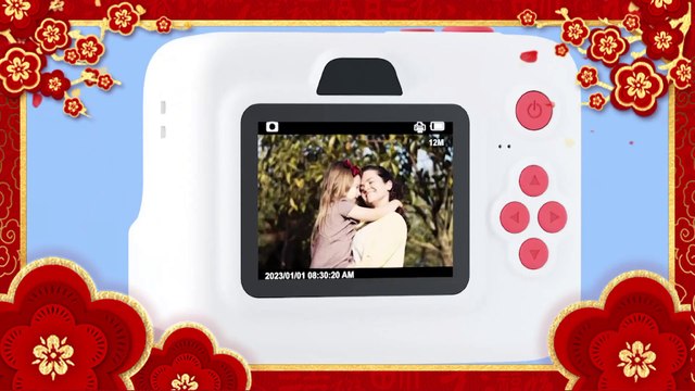 Dylanto Kids Camera Instant Print,1080P Kids Instant Cameras That Print Photos,Christmas Birthday Gifts for Girls Age 3-12,Portable Toy for 3 4 5 6 7 8 9 10 Year Old Girls Boys Pink