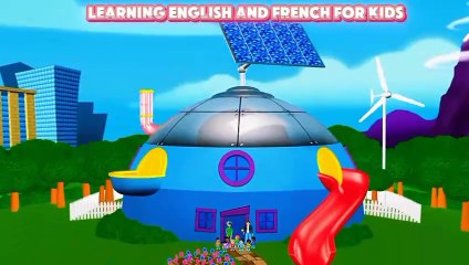 Learning for kids English and French language and basic