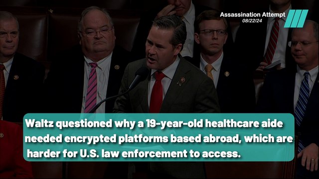 Rep. Mike Waltz Reveals New Insights on Trump Assassination