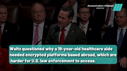 Rep. Mike Waltz Reveals New Insights on Trump Assassination