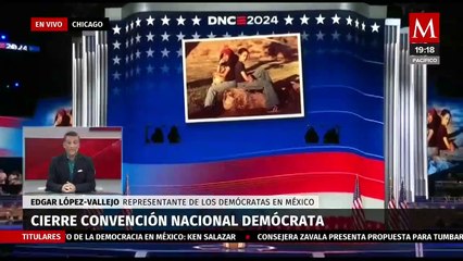 Kamala Harris acepta la nominación a la candidatura presidencial. Pedro Gamboa, 22 de agosto 2024