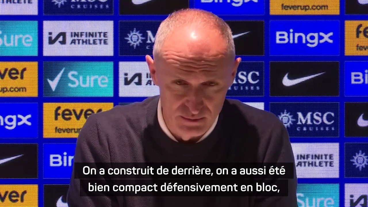 L'entraîneur regrette les occasions manquées mais reste fier du jeu produit