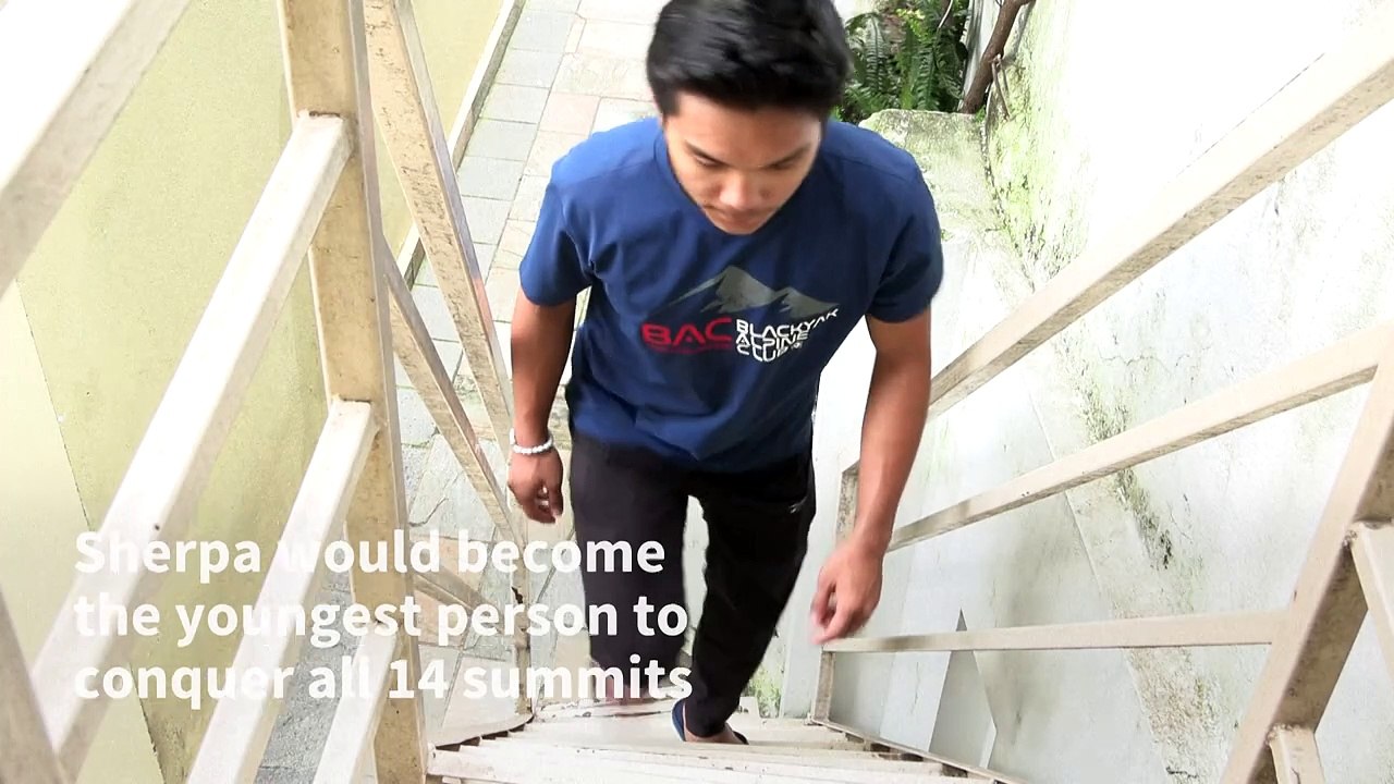 Nepal teen eyes record for climbing world's highest mountains