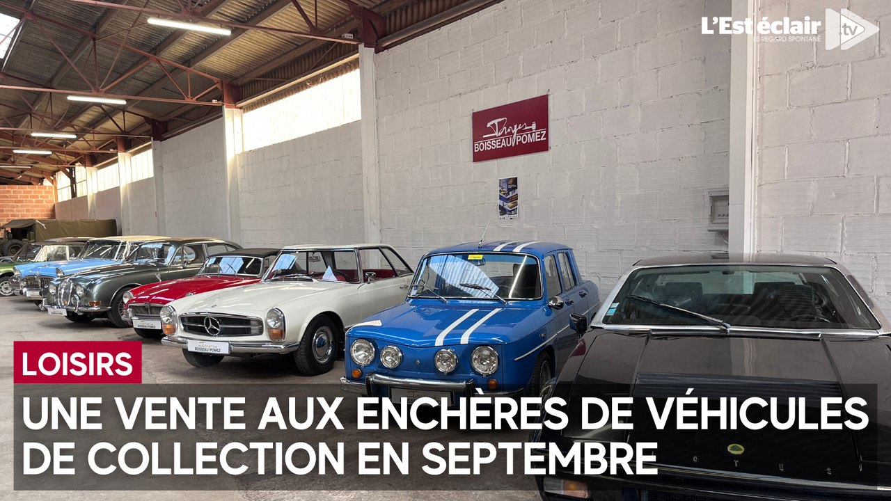Une grande vente aux enchères de véhicules de collection ce 15 septembre à Menois