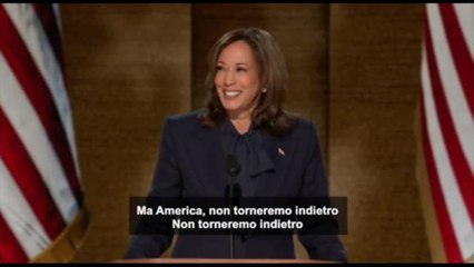 Kamala Harris ha accettato la nomination per la presidenza Usa