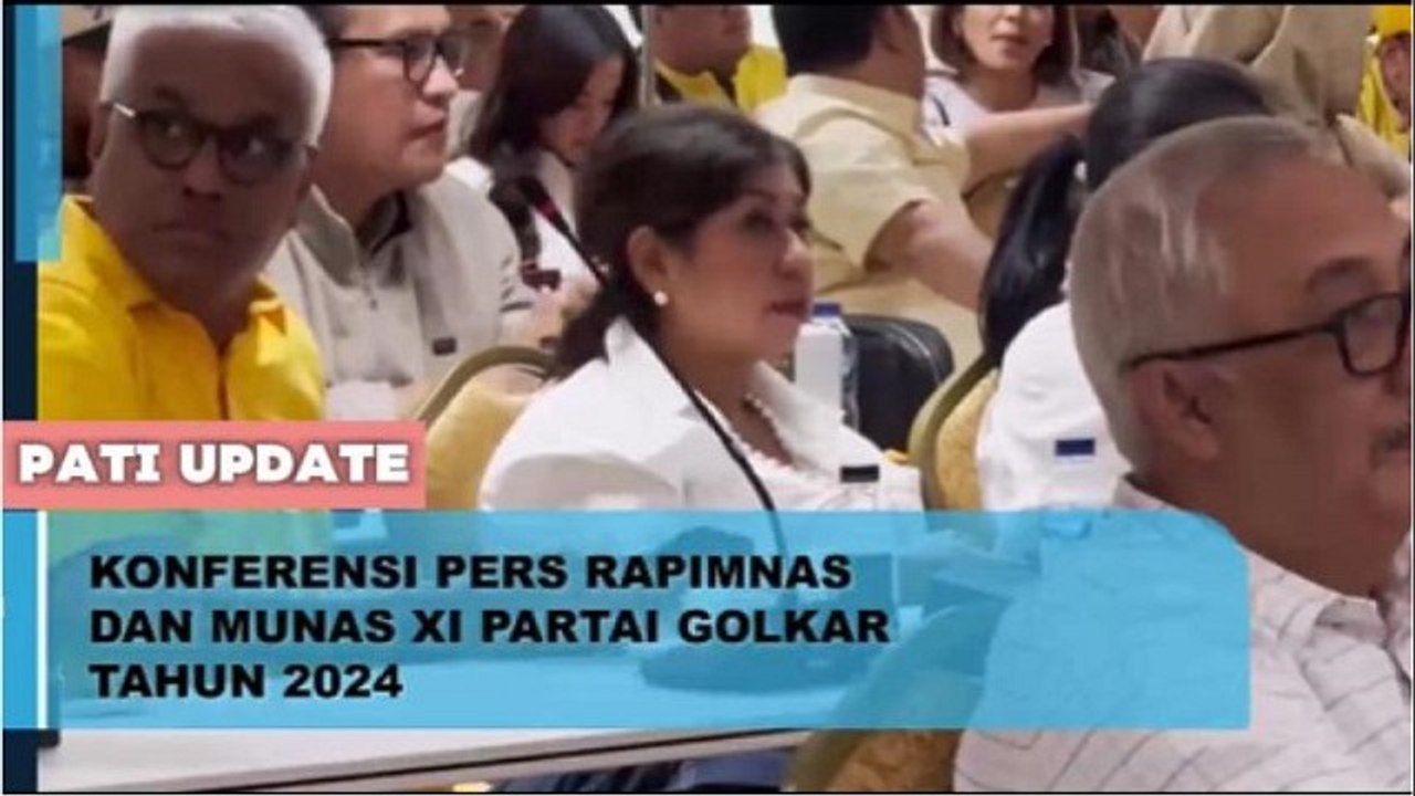 Konferensi Pers, DPP Golkar Tetapkan Rapimnas dan Munas XI Partai Golkar 2024