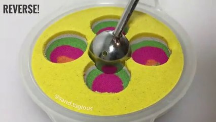 Very Satisfying and Relaxing Compilation 148 Kinetic Sand ASMR
