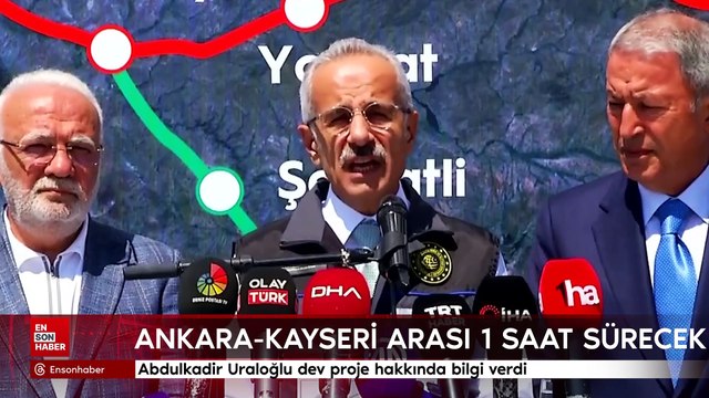 Abdulkadir Uraloğlu: Ankara - Kayseri arası 1 saate düşecek