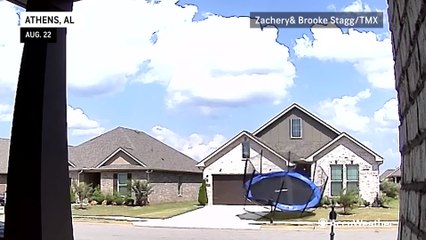 It's raining trampolines!