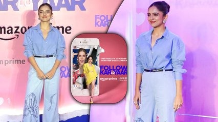 Ahsaas Channa's Blue-Blissful Look For Urfi Javed's 'Follow Kar Lo Yaar' Special Screening