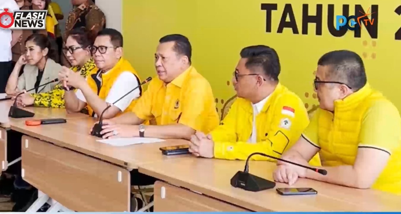 Konferensi Pers Rapimnas dan Munas XI Partai Golkar 2024