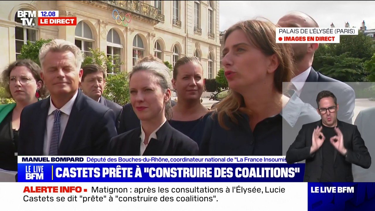 Marine Tondelier (secrétaire nationale des Écologistes-EELV) estime que la consultation organisée par Emmanuel Macron est "un premier signal extrêmement favorable"