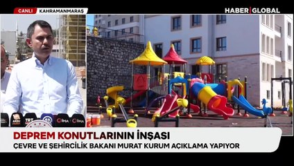 Kurum'dan deprem konutlarıyla ilgili açıklama: "2025 yılında hedefimiz tüm depremzedeleri sağlam ve güvenli konutlarına yerleştirmek olacak"