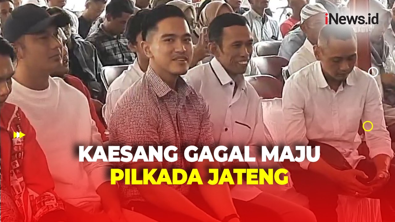 Pede Maju Pilkada Jateng, Kaesang Ternyata Sudah Urus Surat Administrasi sejak 20 Agustus
