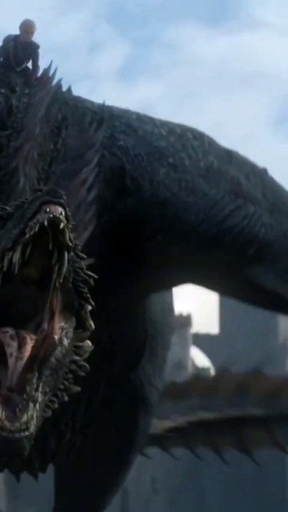 John Snow (Aegon Targaryen) meets the Dragon - Game of thrones (GoT)
